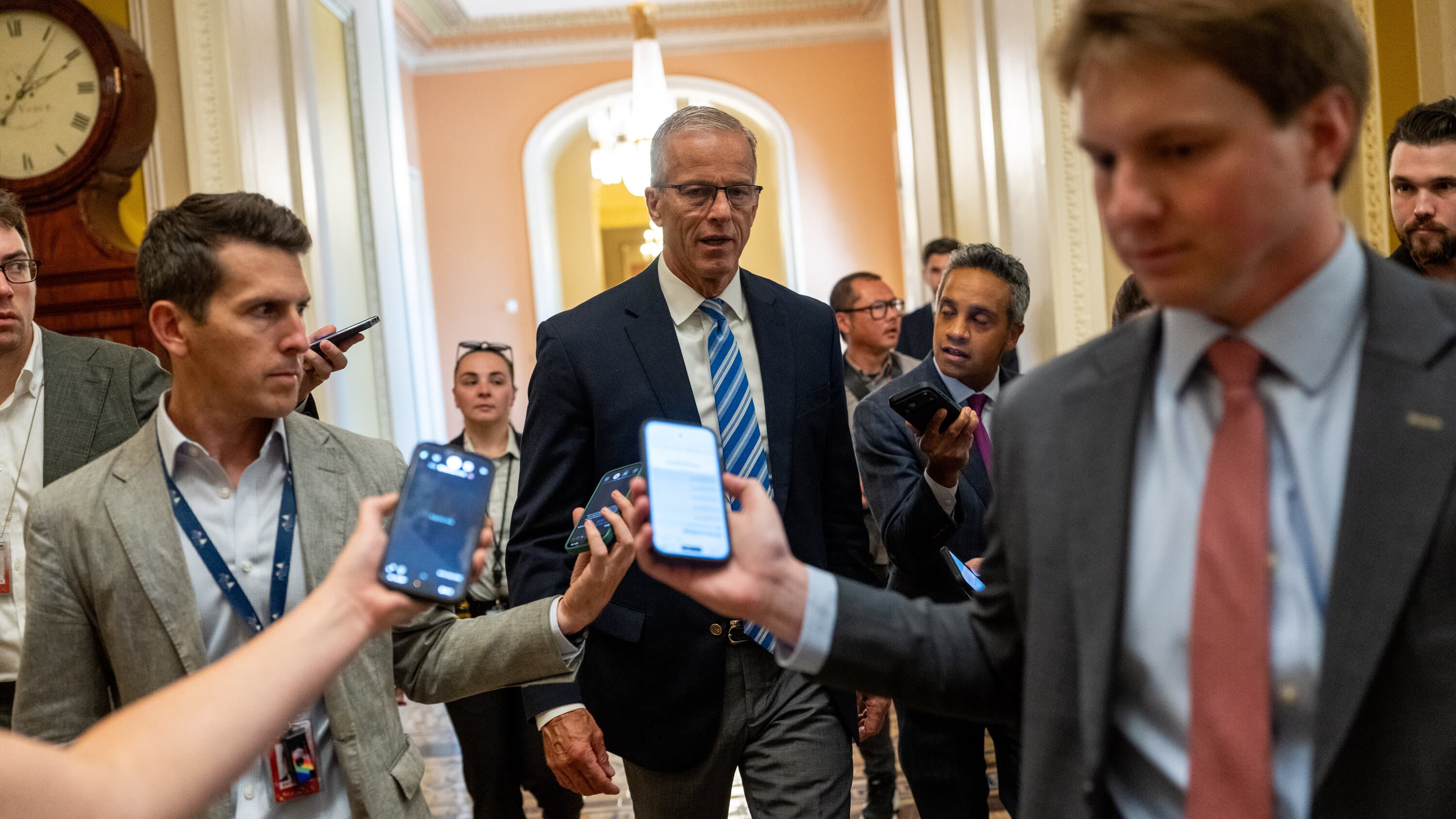 Trump attacks Thune as Republicans push for August session to pass the SAVE Act
